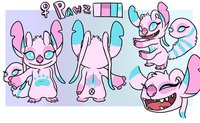 Baby Pawz ref by TheLittleShapeshifter - experiment, cute, cub, female, alien, baby, ref, lilo and stitch, lilo & stitch, genetic experiment