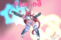 Florina Foxglove by SuccubusBnny - female, fantasy, guns, aurin