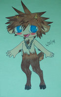 Kingdom Hearts: Sora Faun by RayAly18 - human, kingdom hearts, sora, drawings, faun