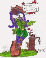 Ranger Voilet  by LadyBlue1994 - bunny, female, sexy, ranger, tiny, toons, bunny rabbit