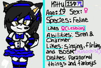 Kitty (Sonic OC) Info by MakiArts - cat, feline, female, character sheet, sonic, fancharacter, mine, sonic oc, kitty~