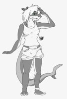 Sex-drugs-and-fuzzbutts by MockingBird - female, male, anthro, herm, shark, hermaphrodite, oc, fursona, comission, furrry, hardshade