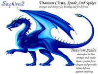 saphira2's ref sheet, dragon form by saphira2 - dragon, hermaphrodite, saphira2