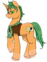 Bamboo Brush MLP:FIM OC by Panda71 - male, pony, unicorn, oc, wizard, sfw, my little pony friendship is magic, ponyfinder