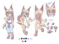 Updated Sabrina Reference Sheet by SuetonicSonic - girl, female, wolf, canine, canid, canidae, sabrina the wolf