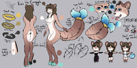 Kris the Cargoyle Refsheet Ver 2.1.2.334 by MixedFeline - female, two tails, cargoyle, sabretoothed feline, soul ring