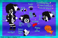 ☆ LaraBayBay Ref ☆ by XxBayBayxX - cute, female, vampire, reference, shemale, vampire wolf goat, larabaybay, fuzzybutt, dino plush