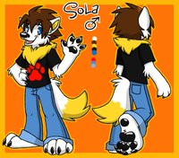 ☆ Solakin ☆ by XxBayBayxX - cute, male, anthro, reference, eevee, sola, solakin