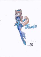 Jewels Bronson by Applejackcountry - girl, woman, wolf, wolfess, female/solo