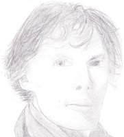 Sherlock and Watson by Lonolo - sketch, male, human, text, bbc, watson, sherlock