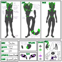 Sada Reference Sheet by Sada - female, fae, sheet, ref, lybica