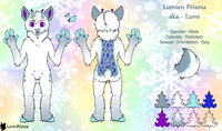 Lumi Ref by LumiPrisma - male, gay, reference sheet, anthro, snow, deer, ref, lumi, reference, femboy, reindeer, refsheet, anthromorphic, male/solo, male solo