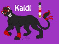 My Second Fursona, Kaidi by SpottedFeline - lioness, female, black