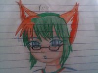 kera the fox by kadeathnas - fox, female, canine, kara, kadeathnas