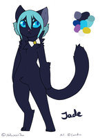 Jade [My new main fursona] by HalloweenTea - cat, feline, female, jade, cold, my, new, secret, fursona, main, 18, caring, intelligent, locked, helpful, loyal, inquisitive, ambitious, furosna, chartreux, kartäuser, karttaeuser, kalt, strebsamempathetic, einfhlsam, mitfuehlend, wissbegierig, verschlossen, hilfberreit, treu, kartuser, halliweentea