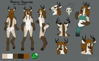 Maggie Hazelton by silia - female, hybrid, deer, caribou, deer caribou hybrid