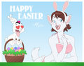 Easter Bunnies by kkitty23
