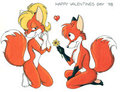 Fox Kits In Love by ReynardFox