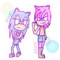 Sonic and Amy by Miyalol
