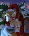cold silver santa outfit