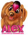 Alex Fursuit Badge