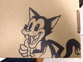 Classic Cat (Box Drawing)