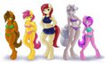 OC Commission - Anthro line up by Ambris