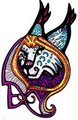 Stained Glass Badge: Lexy