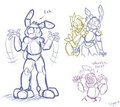 Bonnie Bunny Doodles