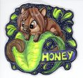 (Shesta) Chibi Honey badge by honeypup