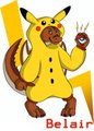 FE badge: Pikachu/Belair by Jupiterfox