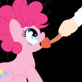 Giving a mushroom to filly Pinkie
