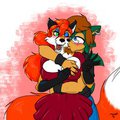 A Squeeze For My Squeeze <3-Commission By OldManGunda by KAIJUfreak