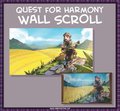 Quest for Harmony: Belle the Bard Wall Scroll