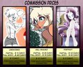 Commission price