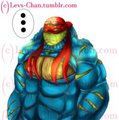 Raph in a Cleavage Sweater 