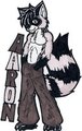 Aaron the Raccoon by gogeta69z