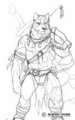[KemoColiseum] Character Sketch - Husky