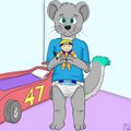 Tommy and his Plushie by TommyTheMouse