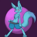 Foxy took lucario's pant by Foxymod