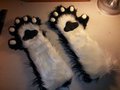 Black and White Fursuit Handpaws, second set up for sale