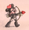 Minnie plays Cupid by mousetache