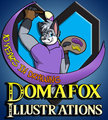 Domafox Illustration 10th Year Logo by Domafox