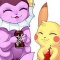 Shiny Vaporeon and Pikachu Commish