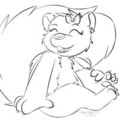 FREE TO COLOR : LITTLE RED PANDA GIRL