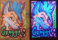 UV Conbadge - Groggy Fox