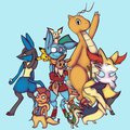 Foxy's team of pokemonnnnn by Foxymod