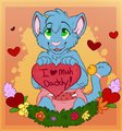 happy valentines daddy! by lepkitty