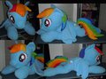 Life Size Rainbow Dash Plushie