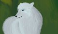 Arctic Wolf Painting